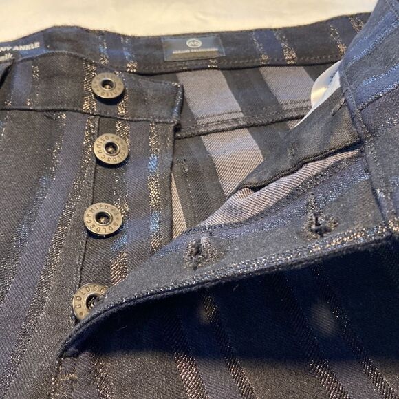 AG Adriano Goldschmied NWOT The Farrah Skinny Ankle high rise black jeans 29R - Picture 11 of 12